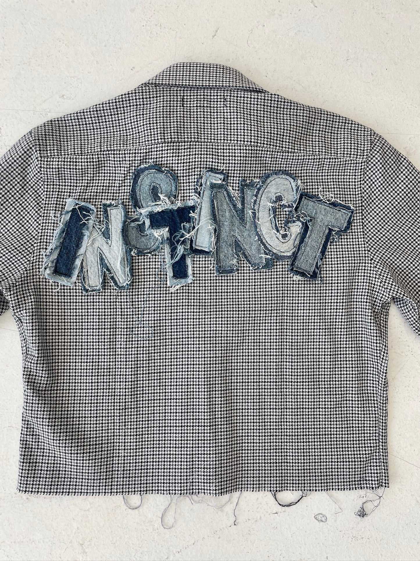 EMBROIDERED SUITING TOP