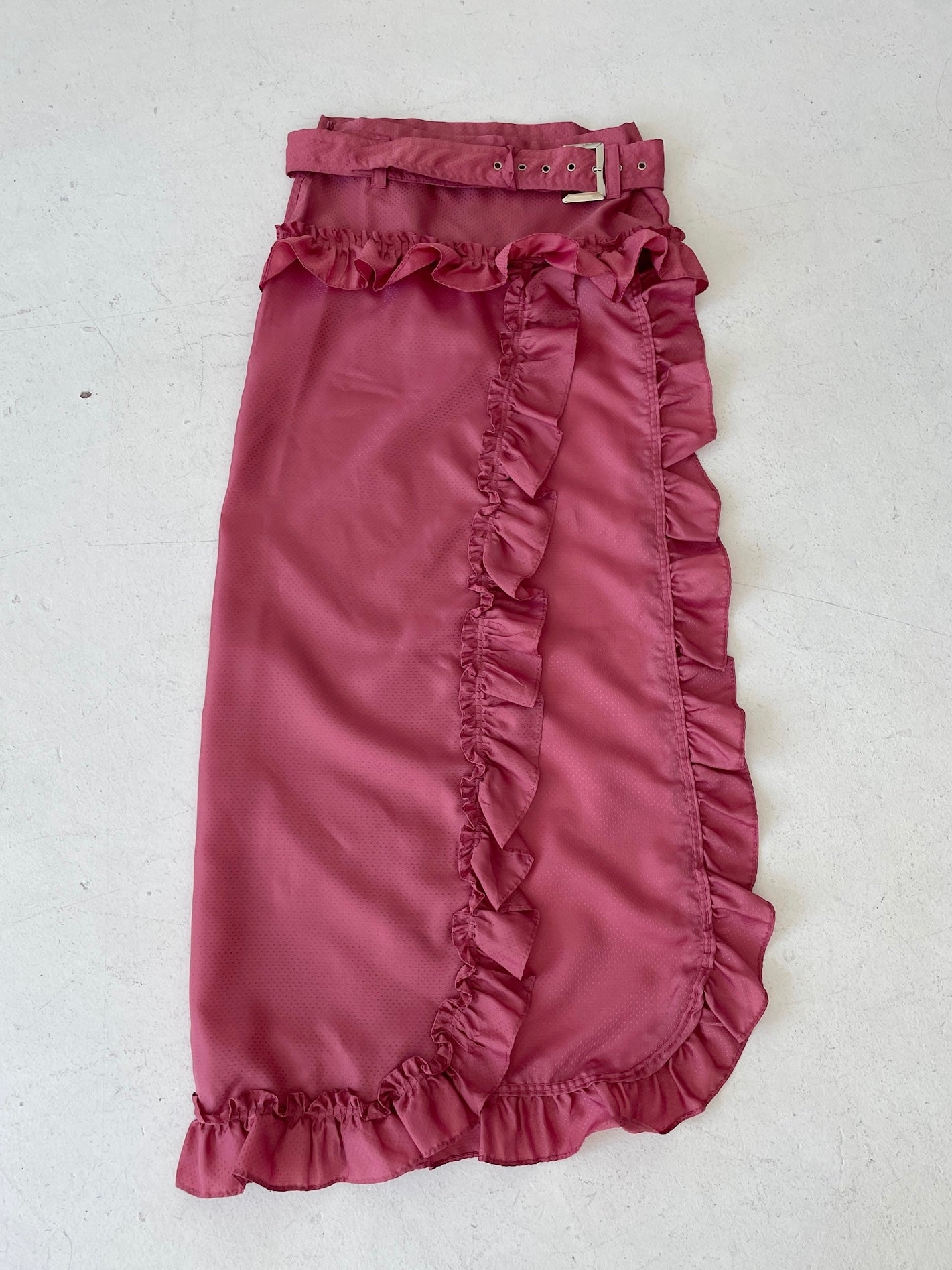 PINK FRILLS SKIRT