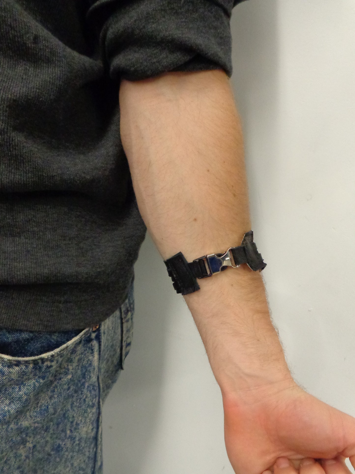 SCRAP LEATHER CUFF 7