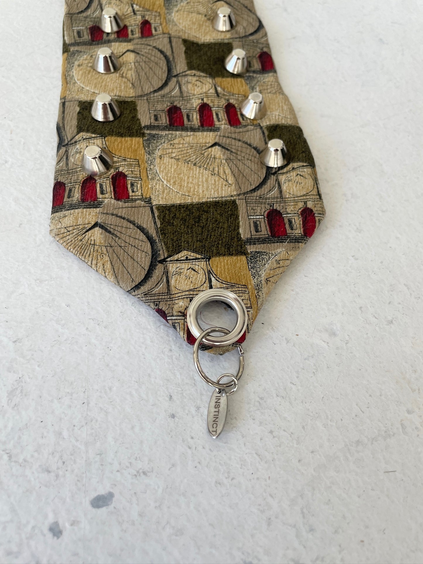 CHROME DOME STUD TIE