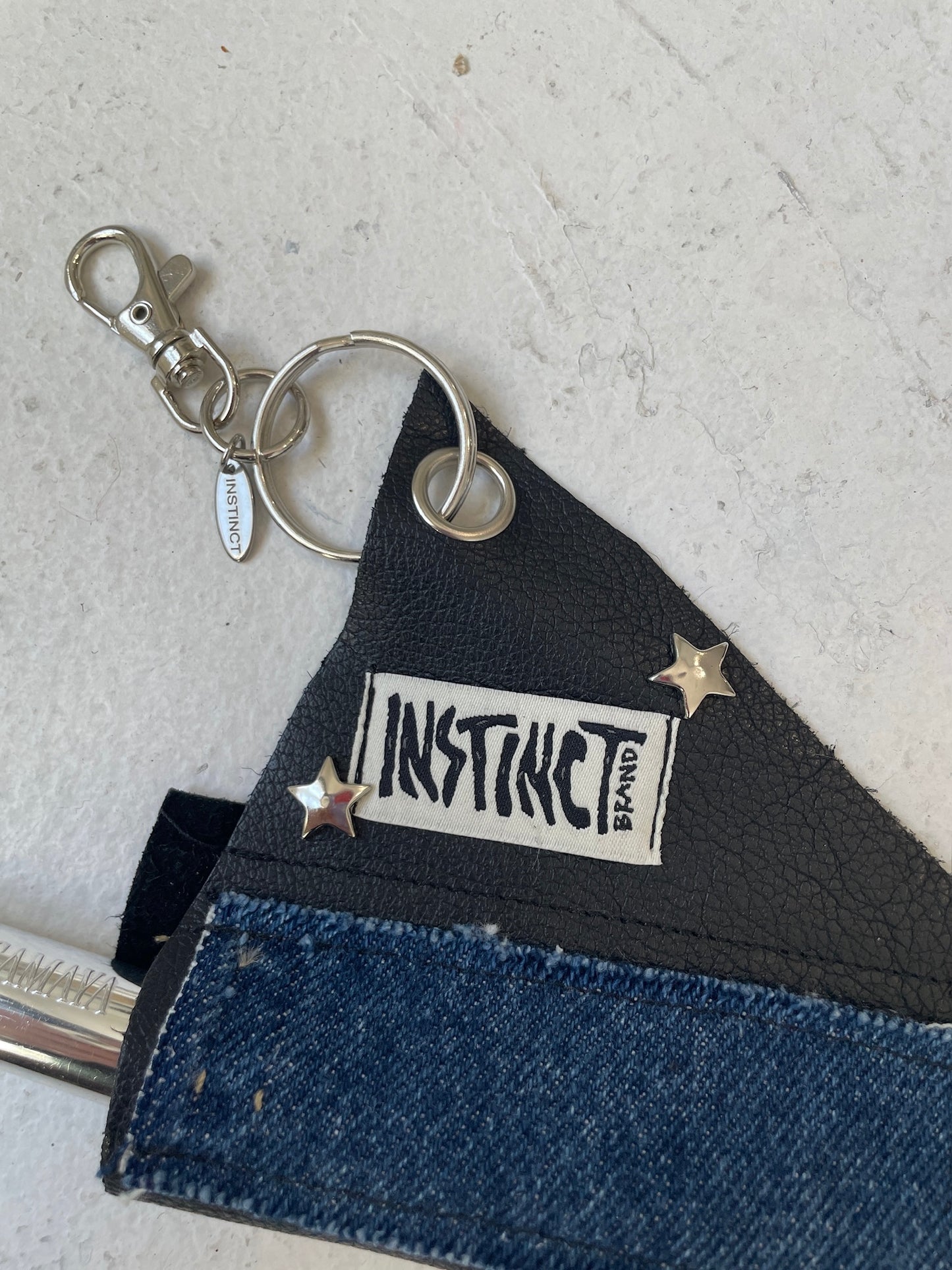 SCRAP LEATHER KEYCHAIN 6