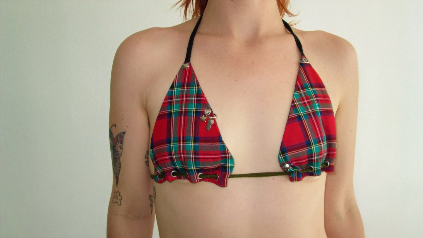PLAIDKINI TOP