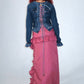 PINK FRILLS SKIRT