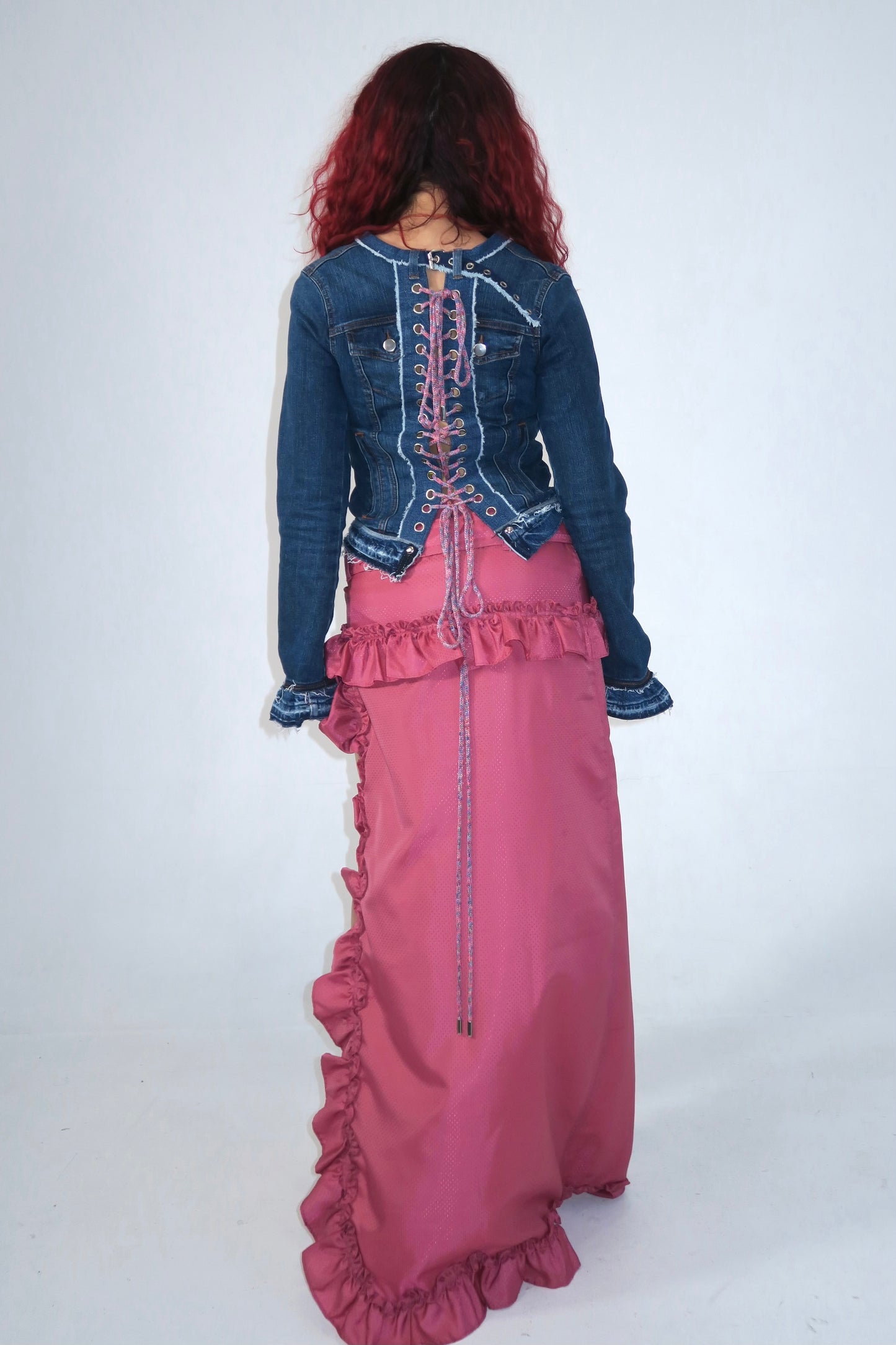 PINK FRILLS SKIRT