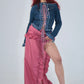 PINK FRILLS SKIRT