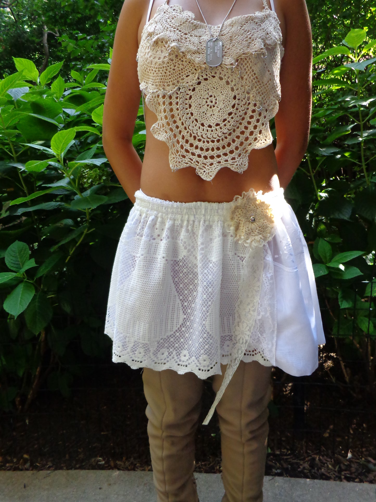 FRIENDSHIP CURTAIN SKIRT