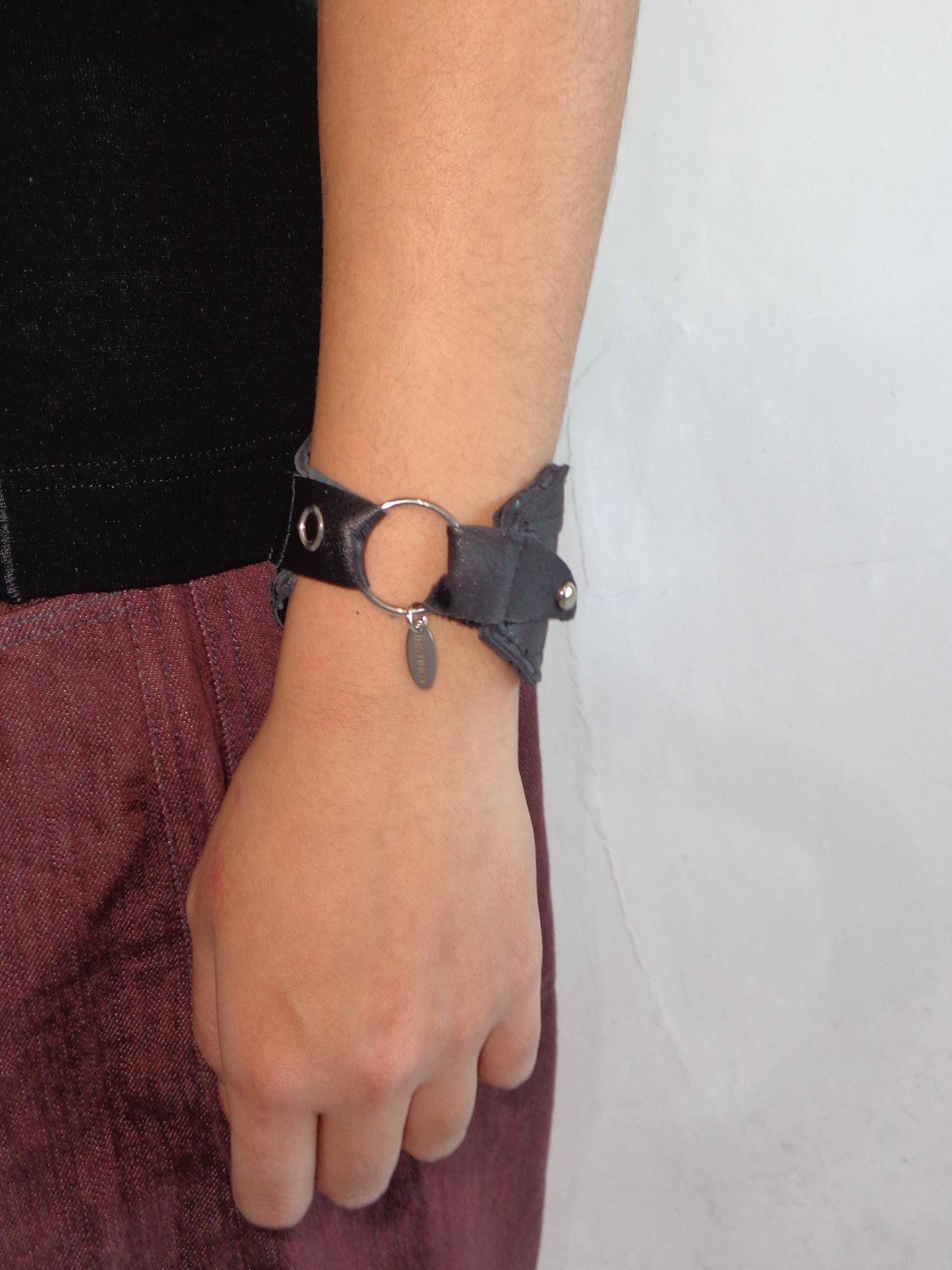 SCRAP LEATHER CUFF 3