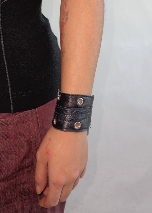 SCRAP LEATHER CUFF 1