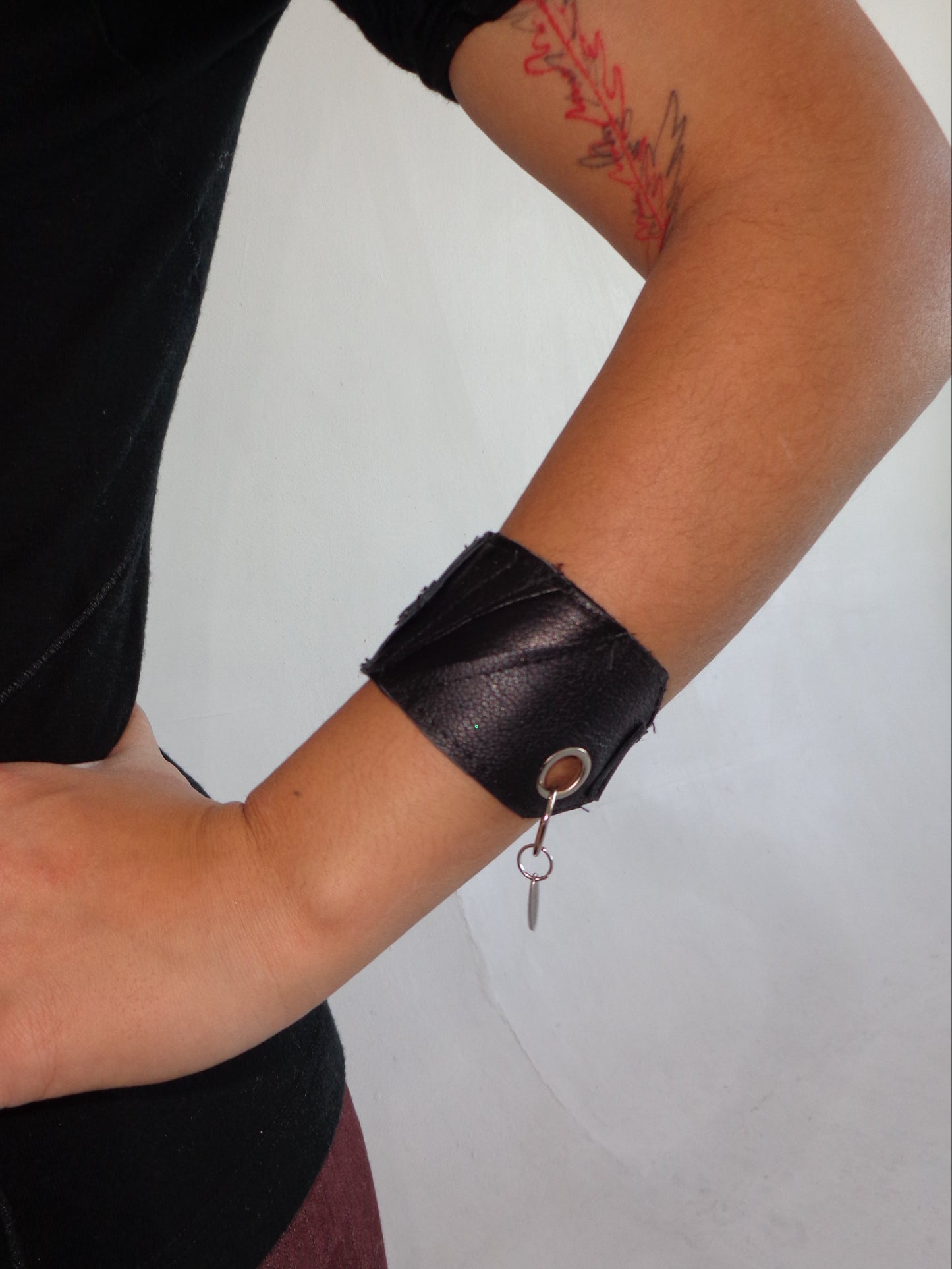 SCRAP LEATHER CUFF 5