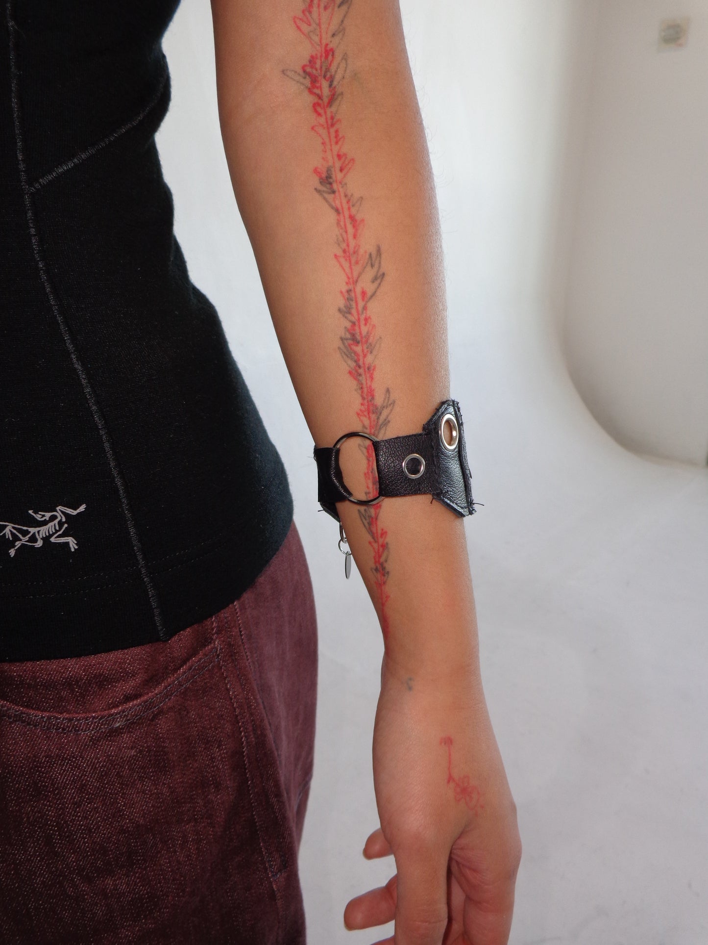 SCRAP LEATHER CUFF 5