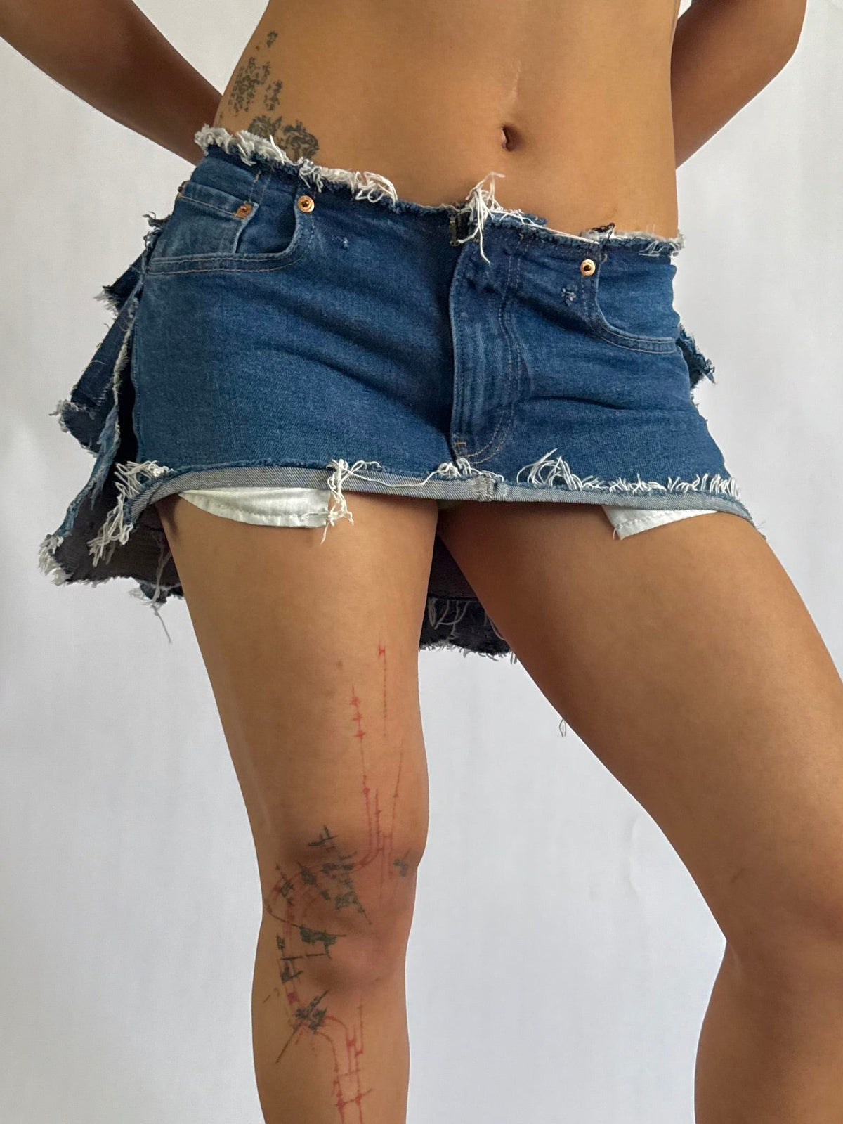 DENIM POCKET SKIRT