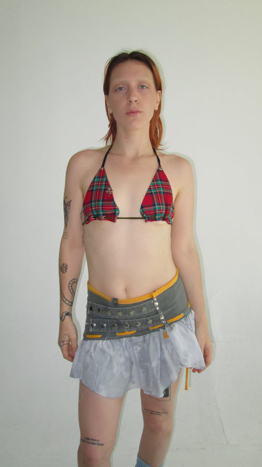 PLAIDKINI TOP