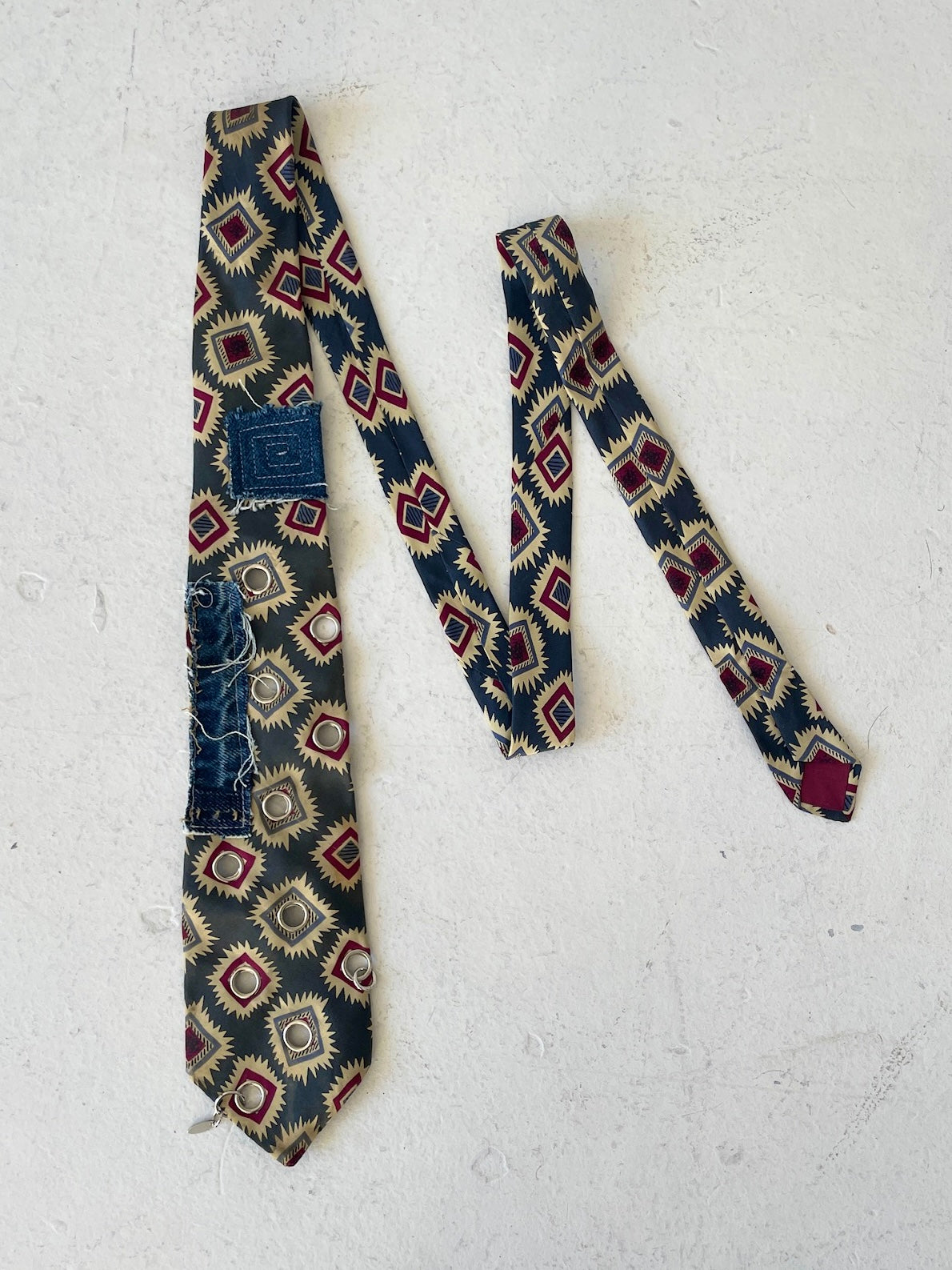 TEAL FEEL EYELET TIE