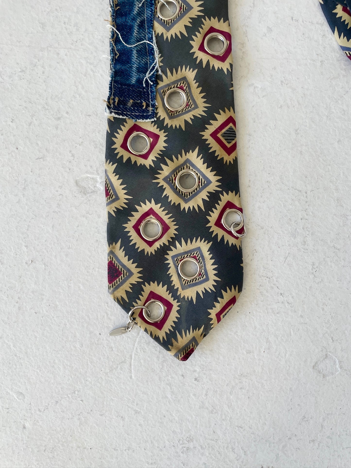 TEAL FEEL EYELET TIE