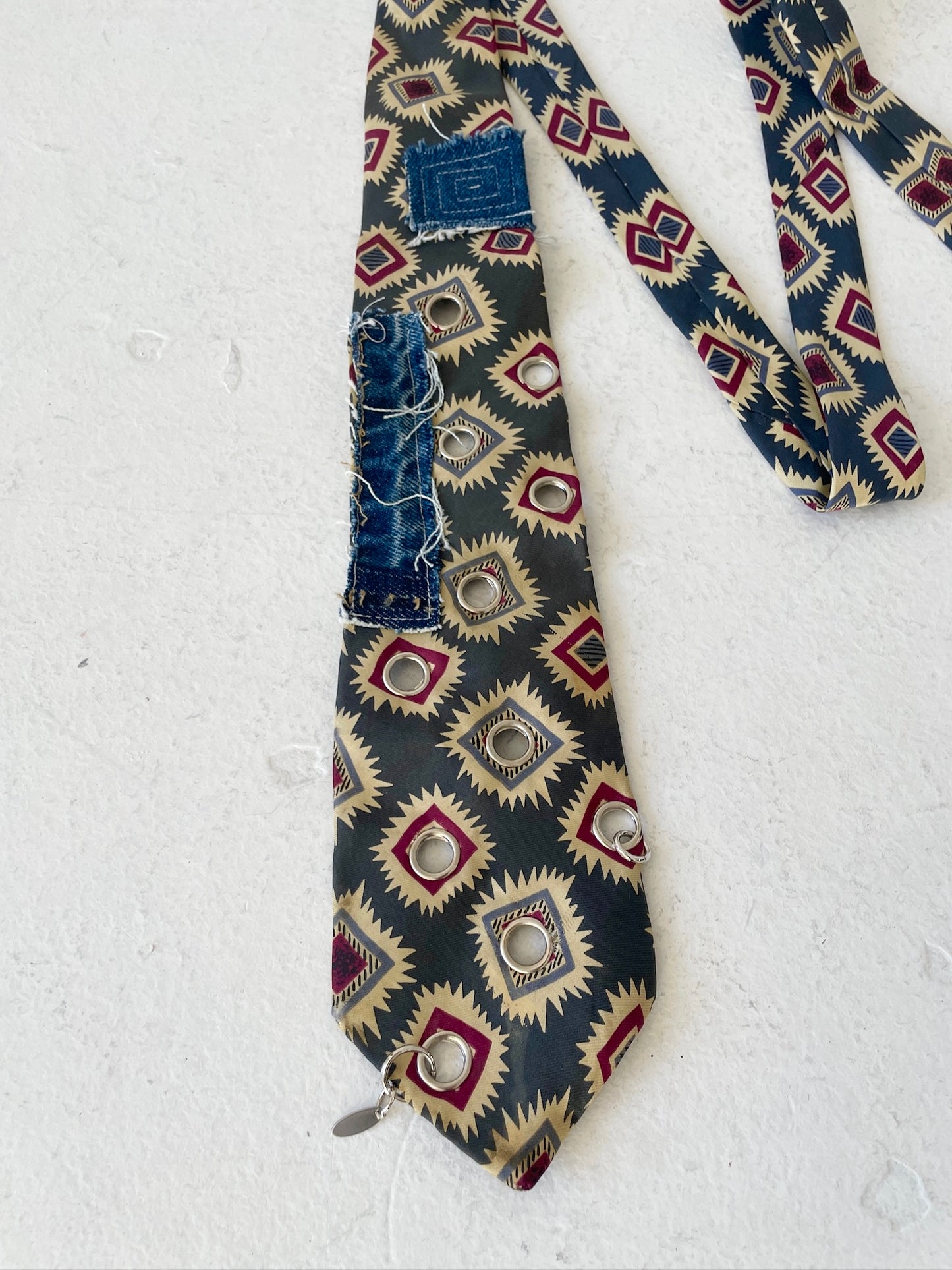 TEAL FEEL EYELET TIE