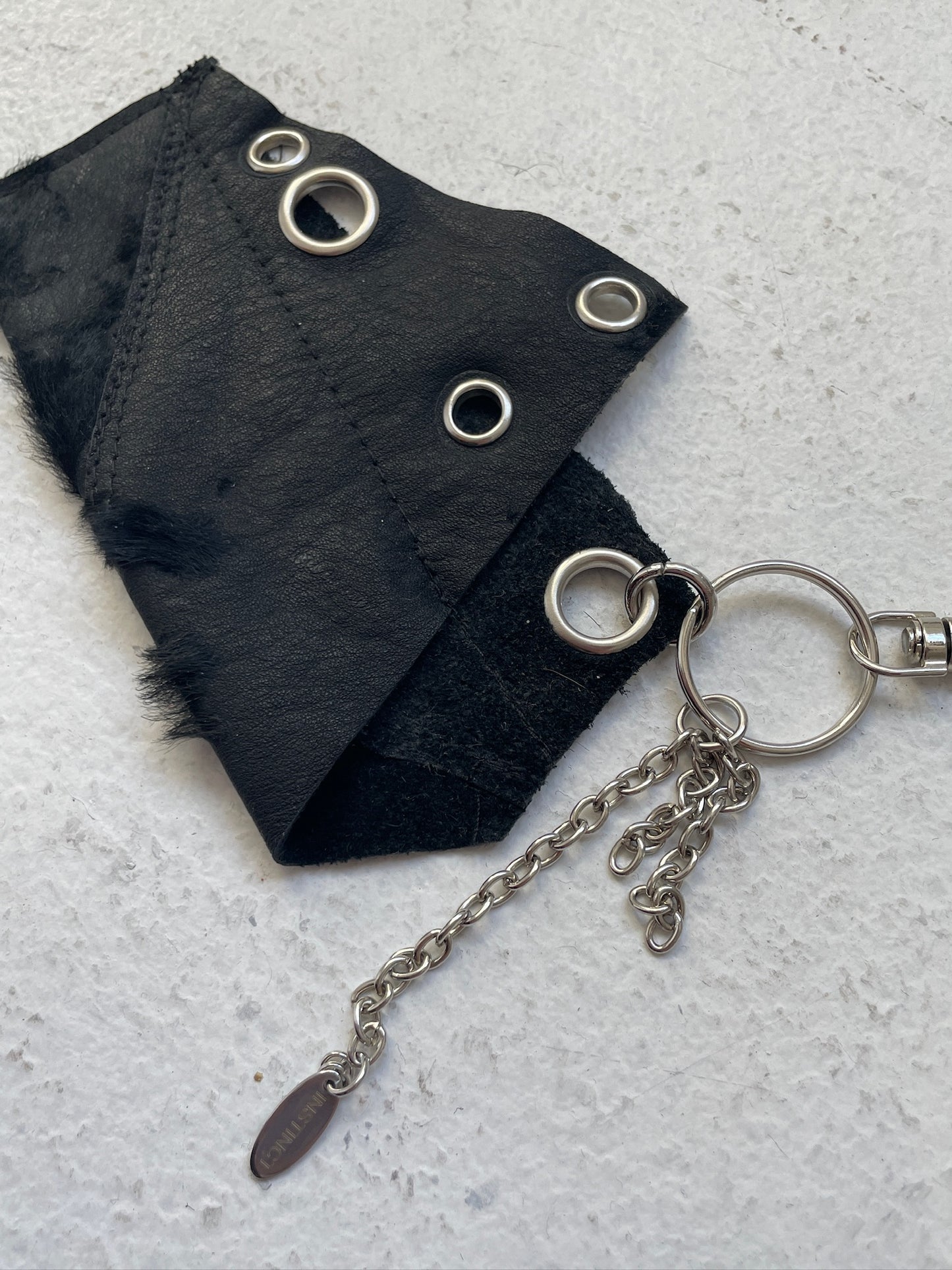 SCRAP LEATHER KEYCHAIN 8