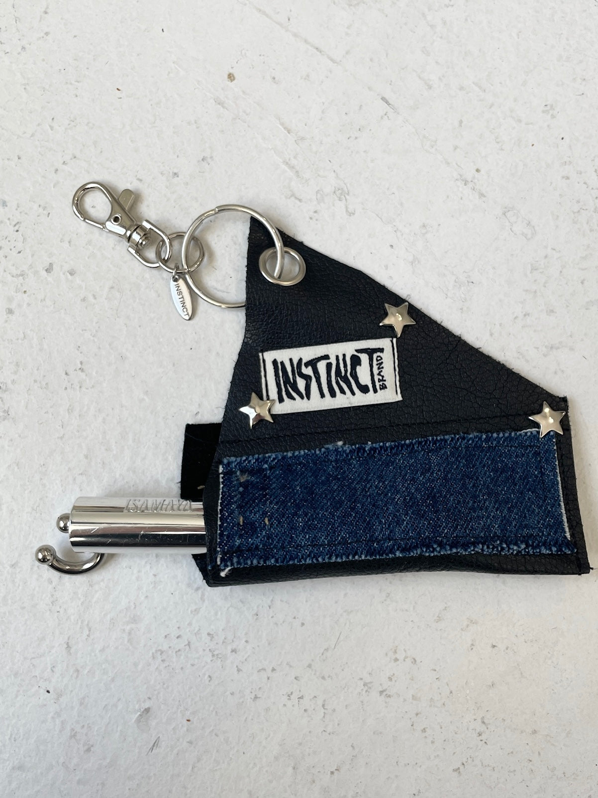 SCRAP LEATHER KEYCHAIN 6