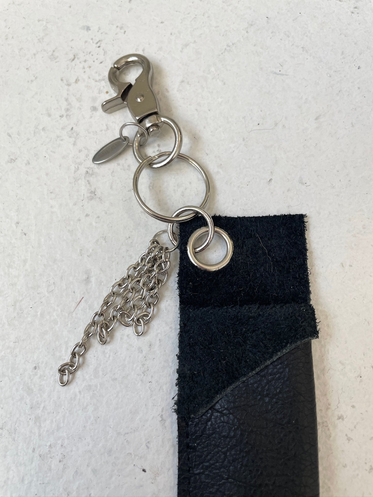 SCRAP LEATHER KEYCHAIN 7
