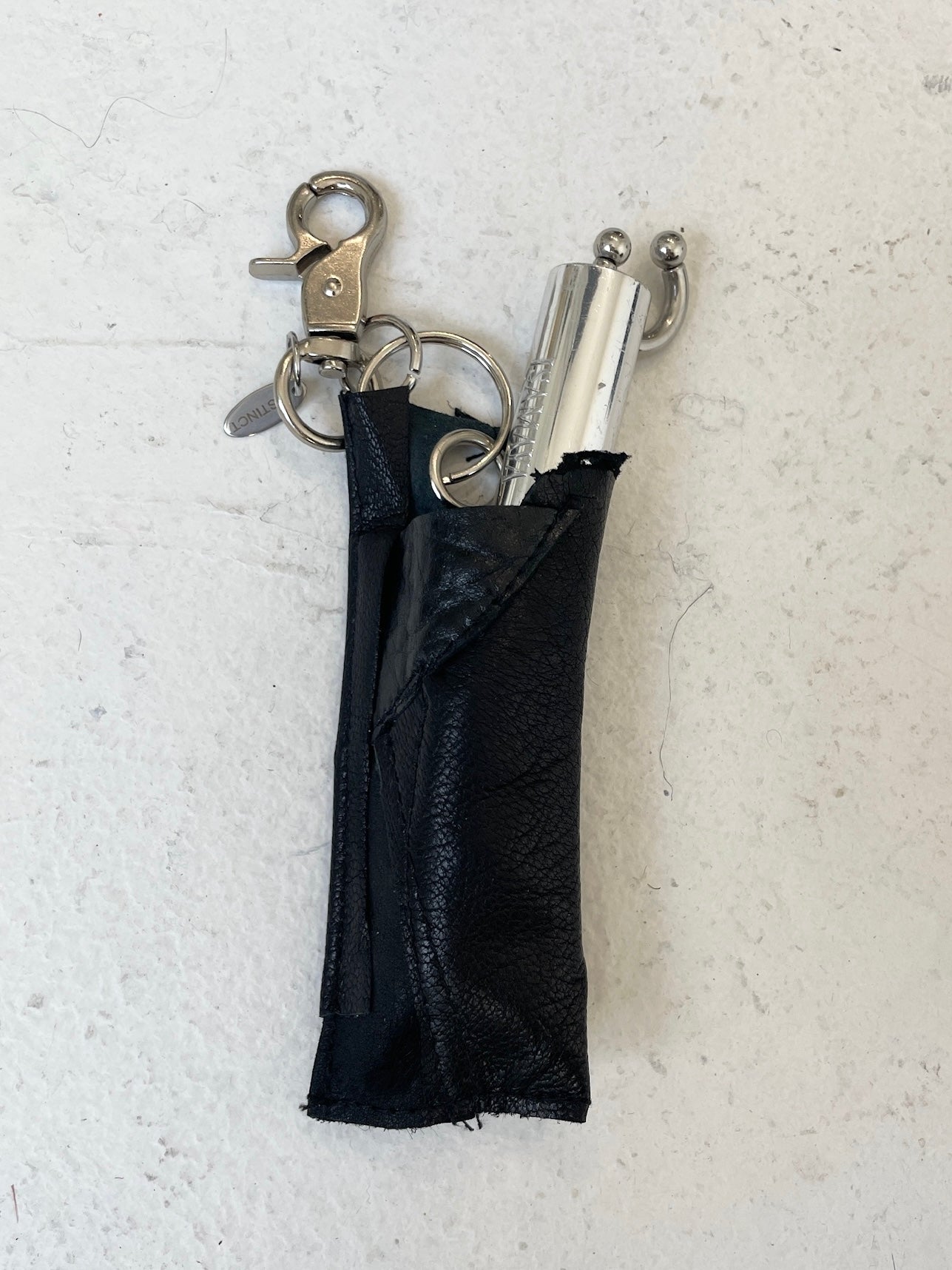 SCRAP LEATHER KEYCHAIN 3