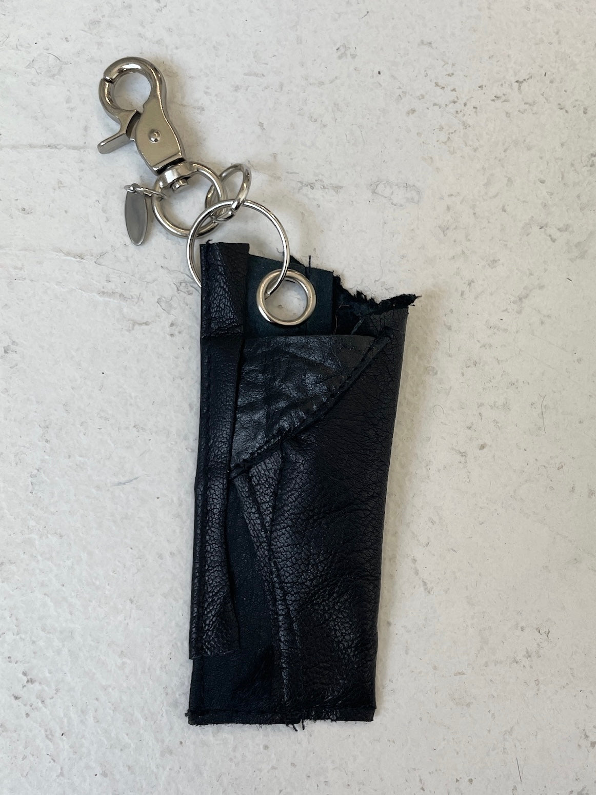 SCRAP LEATHER KEYCHAIN 3