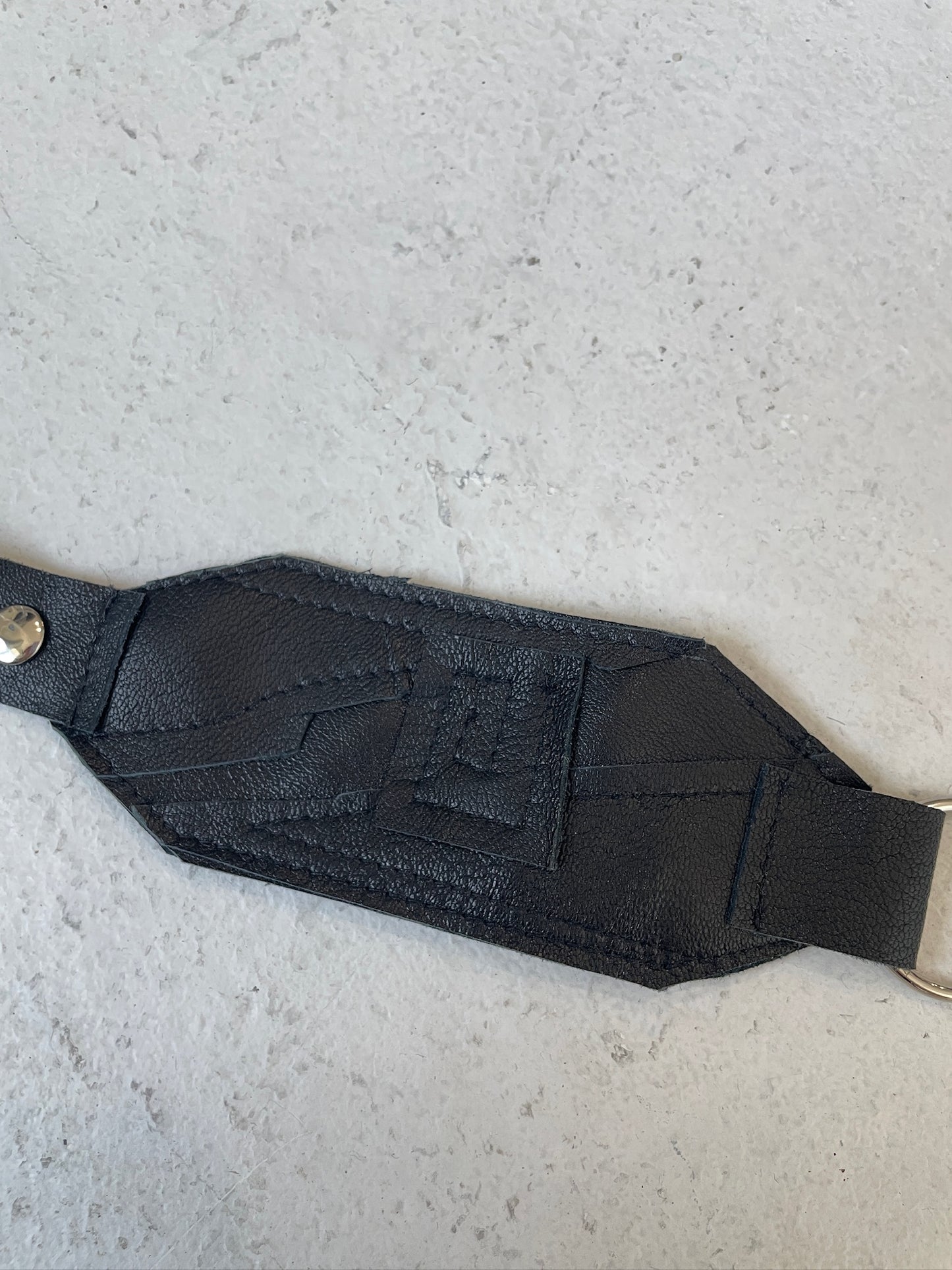 SCRAP LEATHER CUFF 2